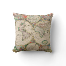 Klassieke Vintage Wereld Reis Kaart
