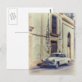 Klassieke vintonijnwagen briefkaart (Voorkant / Achterkant)