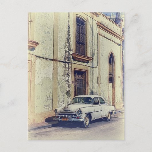 Klassieke vintonijnwagen briefkaart (Voorkant)