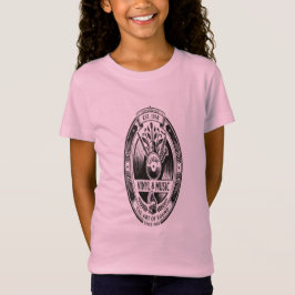 Klassieke Vinyl & Muziekuitrusting Retro Meisjes T T-shirt