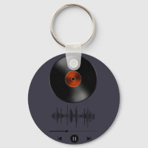 Klassieke Vinylplaat Geluidsgolf Minimalistische S