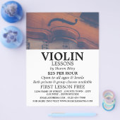 Klassieke Violin, Violin Lessons Adverteren Flyer (Enkel)