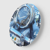 Klassieke Virago-motorfiets grote  verwijderen Klok (Hoek)