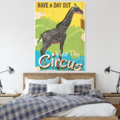 Klassieke visite aan het circus Poster kunst Canvas Afdruk (Insitu (Slaapkamer))