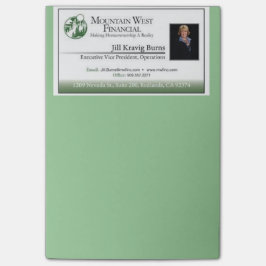 Klassieke Visitekaartje plakbiljetten Post-it® Notes