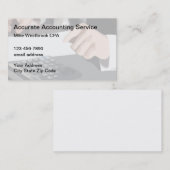 Klassieke Visitekaartjes van belastingaccountant (Voorkant / Achterkant)