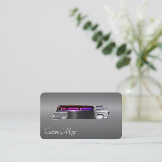 Klassieke Visitekaartjes voor auto's (Staand voorkant)