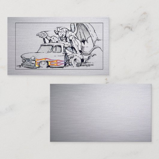 Klassieke Visitekaartjes voor auto's (Voorkant / Achterkant)