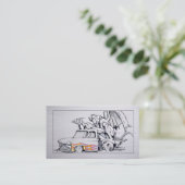 Klassieke Visitekaartjes voor auto's (Staand voorkant)