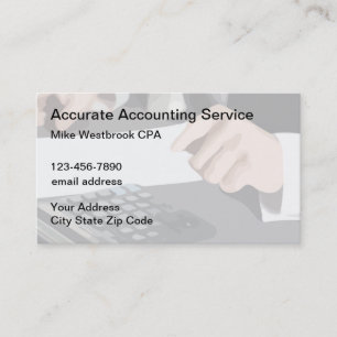 Klassieke Visitekaartjes voor Belastingaccountant