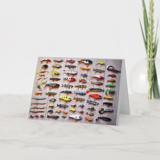 Klassieke Vist Lures Thunder_Cove Bedankkaart (Voorkant)