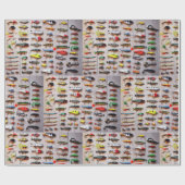 Klassieke Vist Lures Thunder_Cove Cadeaupapier (Vlak)