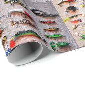 Klassieke Vist Lures Thunder_Cove Cadeaupapier (Rol Hoek)