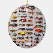 Klassieke Vist Lures Thunder_Cove Keramisch Ornament (Links)