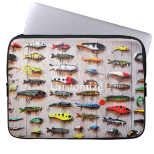 Klassieke Vist Lures Thunder_Cove Laptop Sleeve