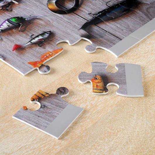 Klassieke Vist Lures Thunder_Cove Legpuzzel (Zijkant)