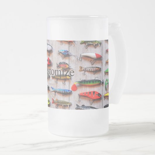 Klassieke Vist Lures Thunder_Cove Matglas Bierpul (Voorkant rechts)