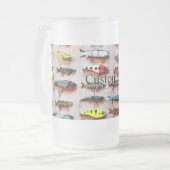 Klassieke Vist Lures Thunder_Cove Matglas Bierpul (Voorkant links)