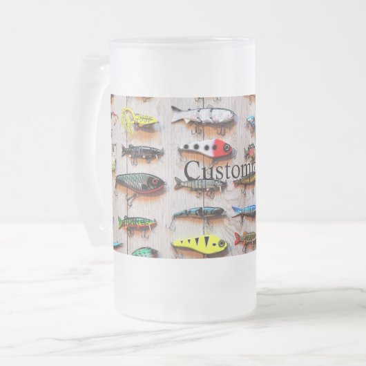 Klassieke Vist Lures Thunder_Cove Matglas Bierpul (Voorkant links)