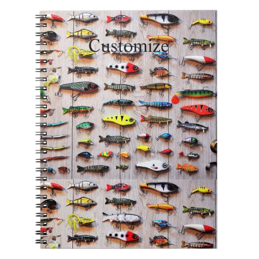 Klassieke Vist Lures Thunder_Cove Notitieboek (Voorkant)