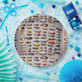 Klassieke Vist Lures Thunder_Cove Papieren Bordje (Feest)