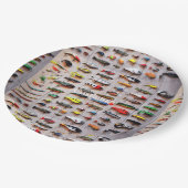 Klassieke Vist Lures Thunder_Cove Papieren Bordje (Gekanteld)