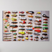 Klassieke Vist Lures Thunder_Cove Poster (Voorkant)