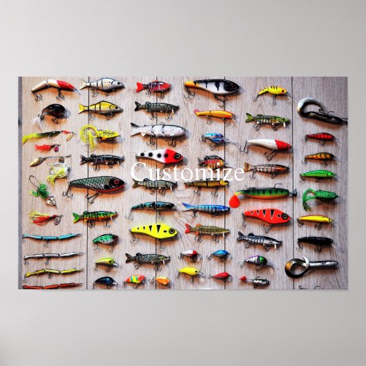 Klassieke Vist Lures Thunder_Cove Poster (Voorkant)