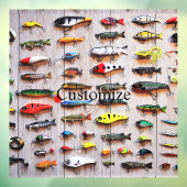Klassieke Vist Lures Thunder_Cove Raamsticker (Vel 3)