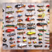 Klassieke Vist Lures Thunder_Cove Raamsticker (Vel 2)