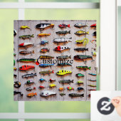 Klassieke Vist Lures Thunder_Cove Raamsticker (Huis)