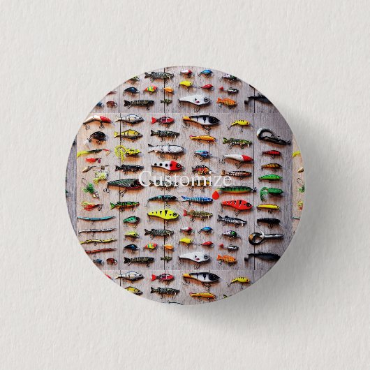 Klassieke Vist Lures Thunder_Cove Ronde Button 3,2 Cm (Voorkant)