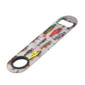 Klassieke Vist Lures Thunder_Cove Speed Flessenopener (Achterkant Gekanteld)