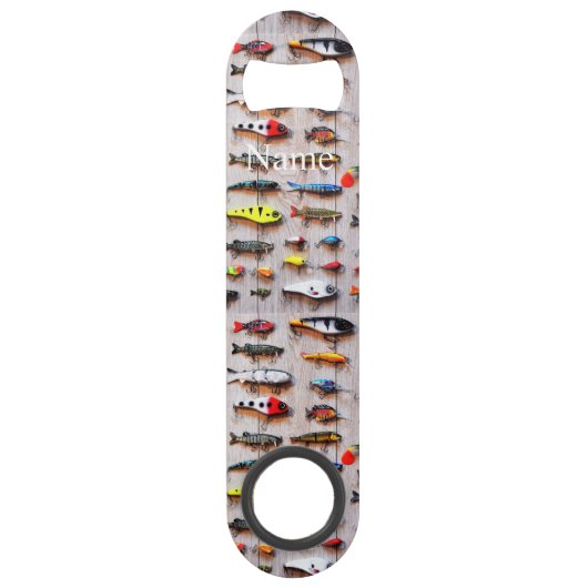 Klassieke Vist Lures Thunder_Cove Speed Flessenopener (Voorkant)