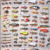 Klassieke Vist Lures Thunder_Cove Sticker (Voorkant)