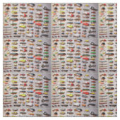 Klassieke Vist Lures Thunder_Cove Stof (Swatch)