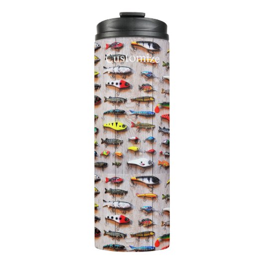 Klassieke Vist Lures Thunder_Cove Thermosbeker (Voorkant)