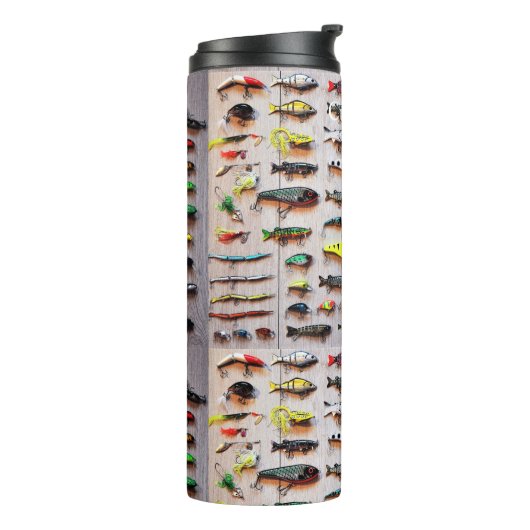 Klassieke Vist Lures Thunder_Cove Thermosbeker (Gedraaid links)