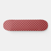 Klassieke visuele magenta dambord skateboard (Horizontaal)