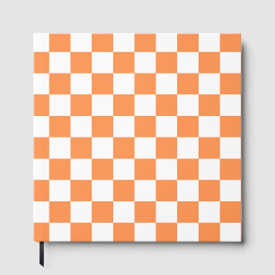 Klassieke visuele zalm schaakbord gastenboek