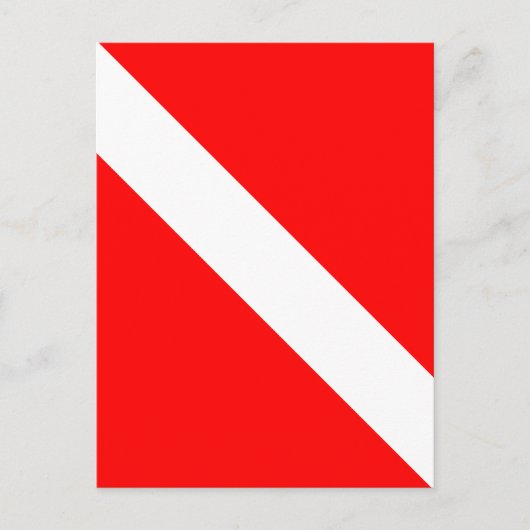 Klassieke vlag omlaag schuiven briefkaart (Voorkant)