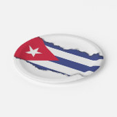Klassieke vlag van Cuba Papieren Bordje (Gekanteld)