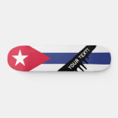 Klassieke vlag van Cuba Skateboard (Horizontaal)