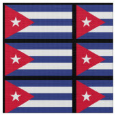Klassieke vlag van Cuba Stof (Close Up)