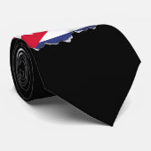 Klassieke vlag van Cuba Stropdas (Opgerold)