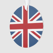 klassieke vlag van de Union Jack UK Ornament (voorkant)