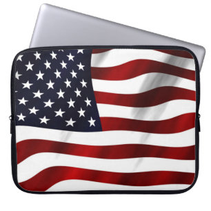 KLASSIEKE VLAG VAN DE VERENIGDE STATEN VAN AMERIKA LAPTOP SLEEVE