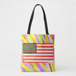 Klassieke Vlag van de VS Tote Bag