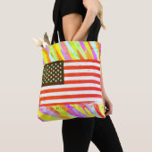 Klassieke Vlag van de VS Tote Bag (Dichtbij)