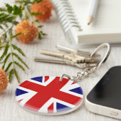 Klassieke vlag van het Verenigd Koninkrijk Sleutelhanger (Voorkant Rechts)